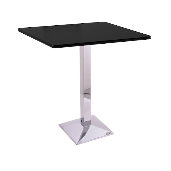 42" 217 Chrome Table, 36" x 36" Square Top
